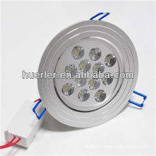 shenzhen led lighting manufacturer 100-240v 12w downlight housing with CE&RoHS